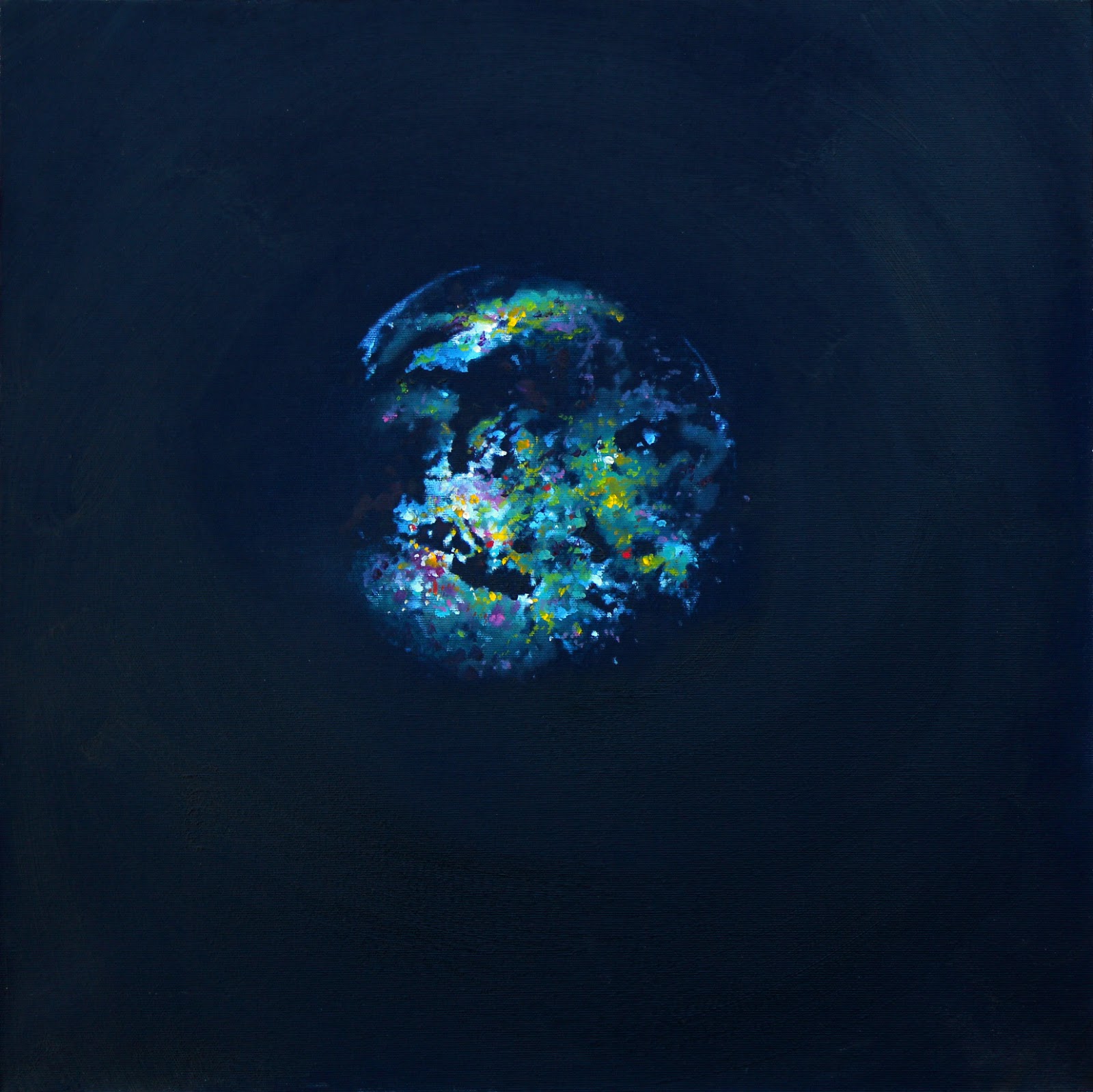 Mario Vespasiani: Senza titolo - 50x50 cm, olio su tela, 2008