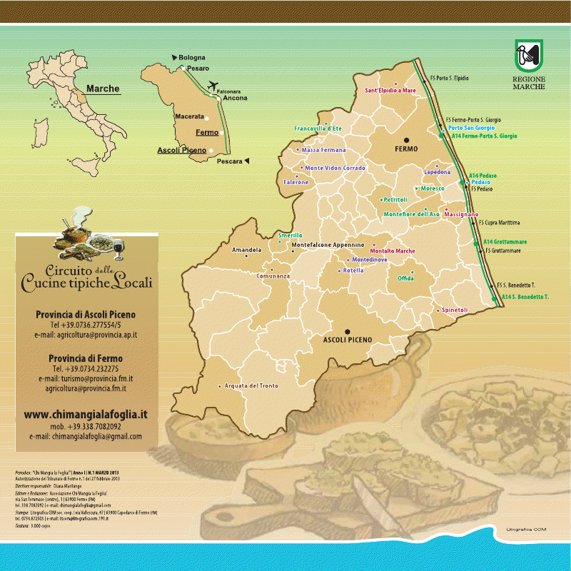 circuito delle cucine tipiche locali