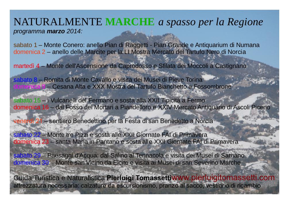 escursioni Marche