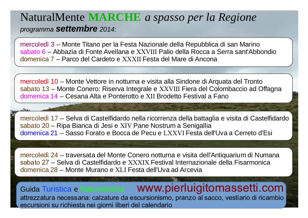 escursioni e passeggiate