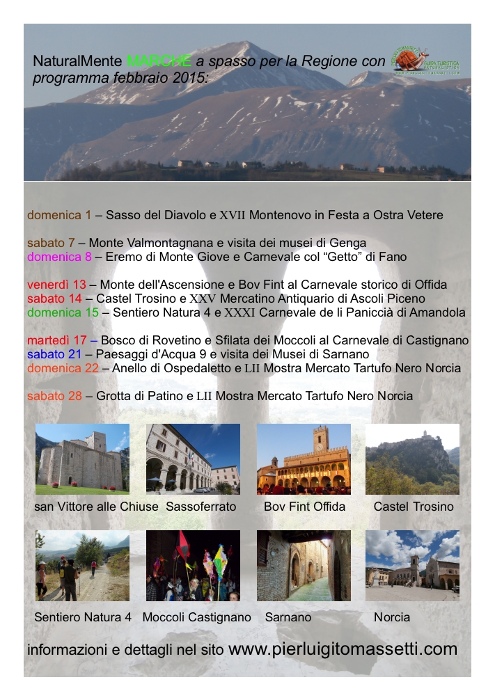 escursioni febbraio 2015