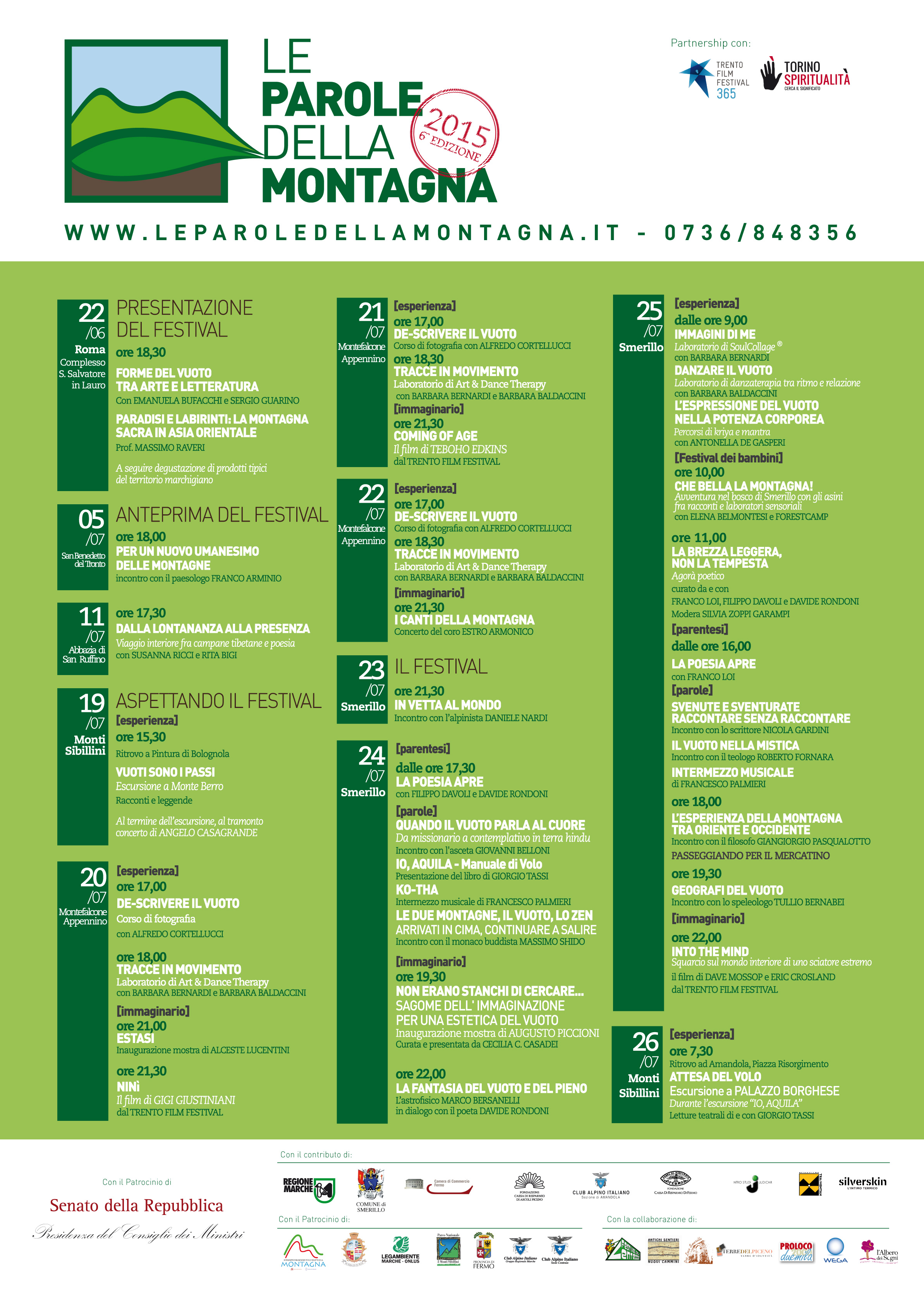 le parole della Montagna