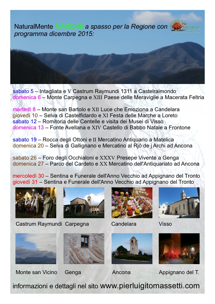 escursioni a dicembre
