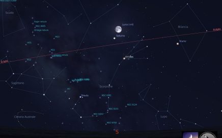 congiunzione luna saturno