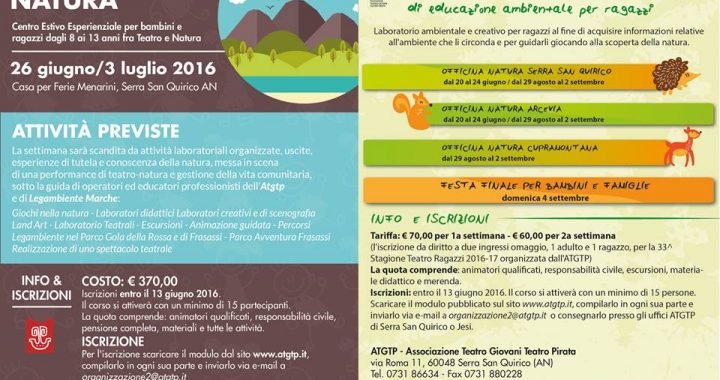 centri estivi di educazione ambientale