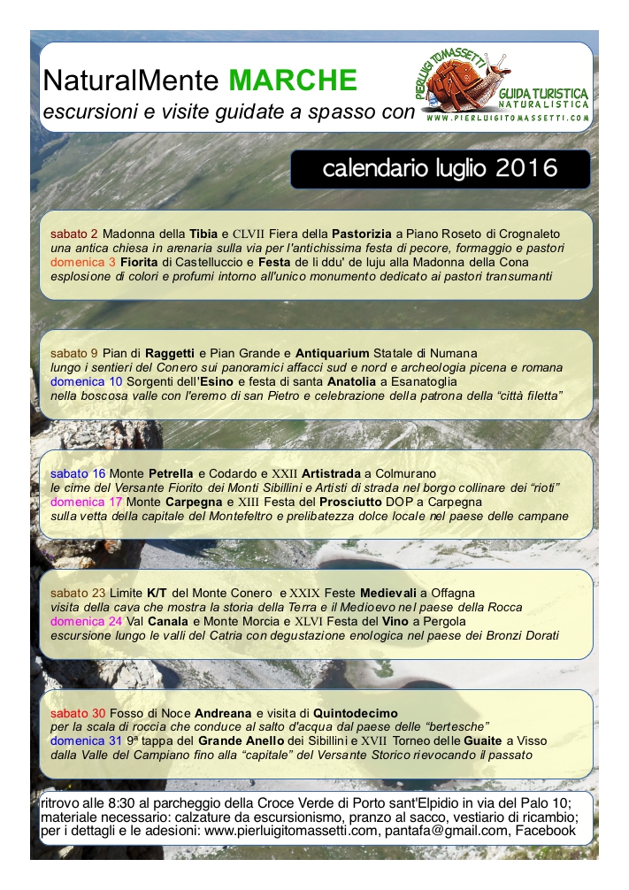 escursioni luglio