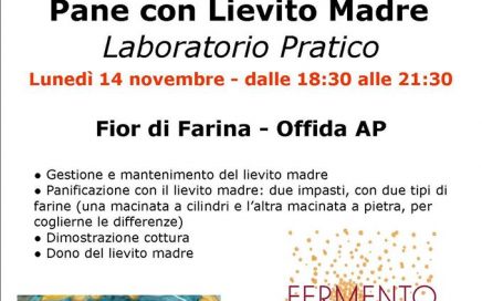 Pane con Lievito Madre - Laboratorio Pratico