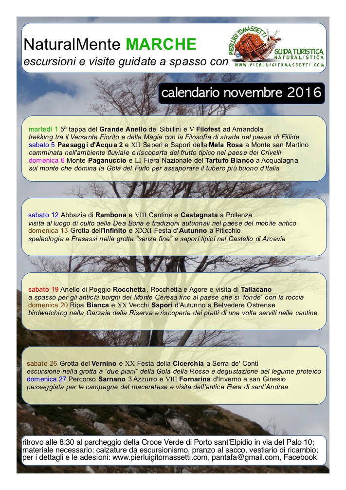 escursioni a novembre 