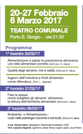 salute e prevenzione a tavola