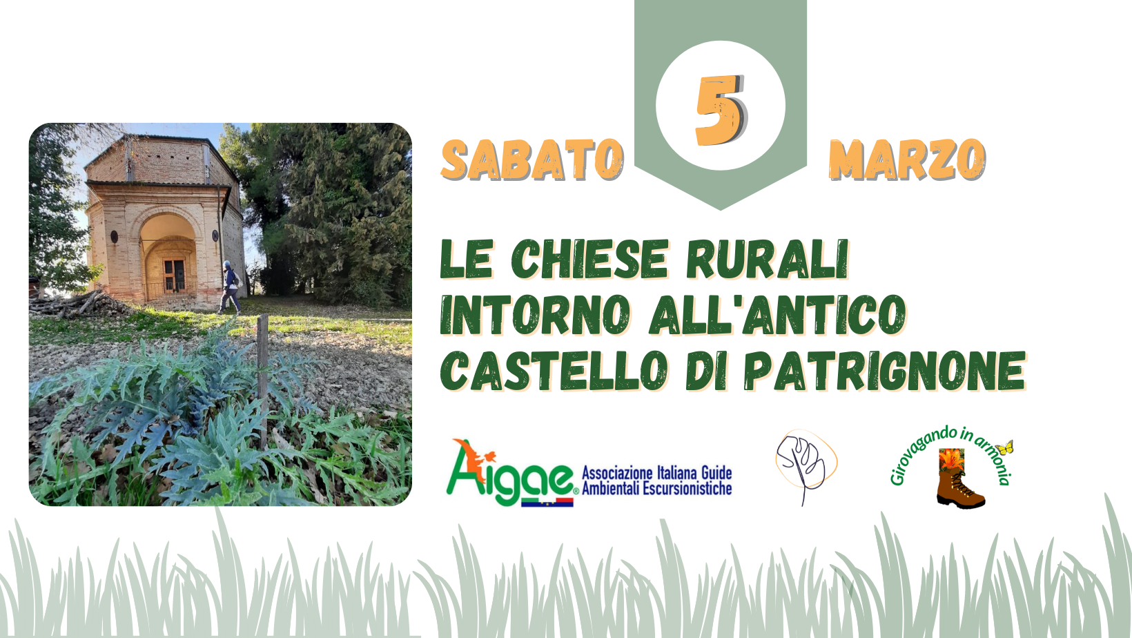 Le chiese rurali intorno all’antico castello di Patrignone