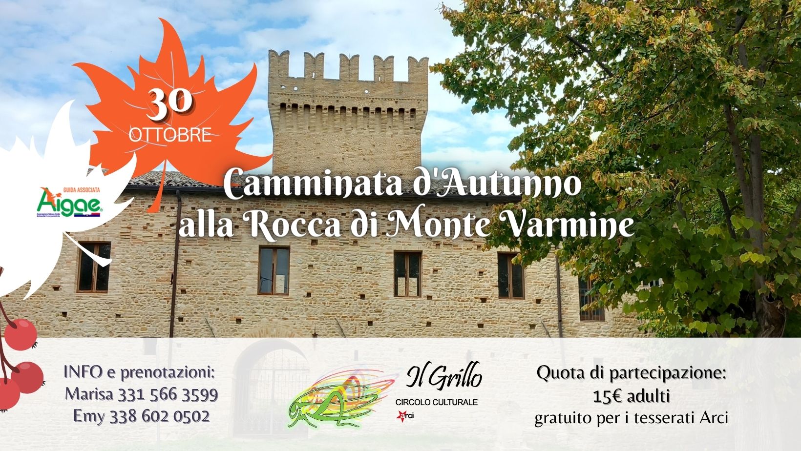 passeggiata MONTEVARMINE