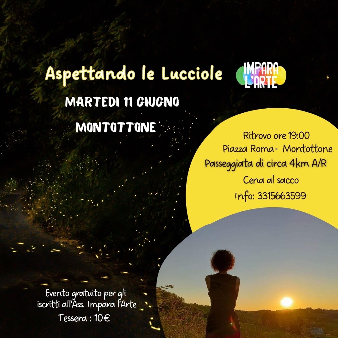 tramonto e lucciole