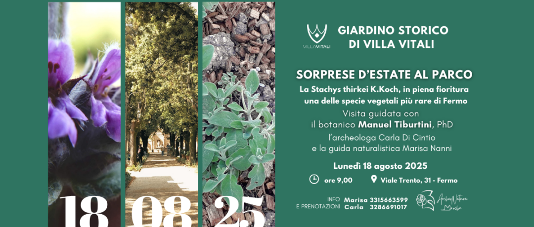 Villa Vitali, visita guidata con il botanico Tiburtini