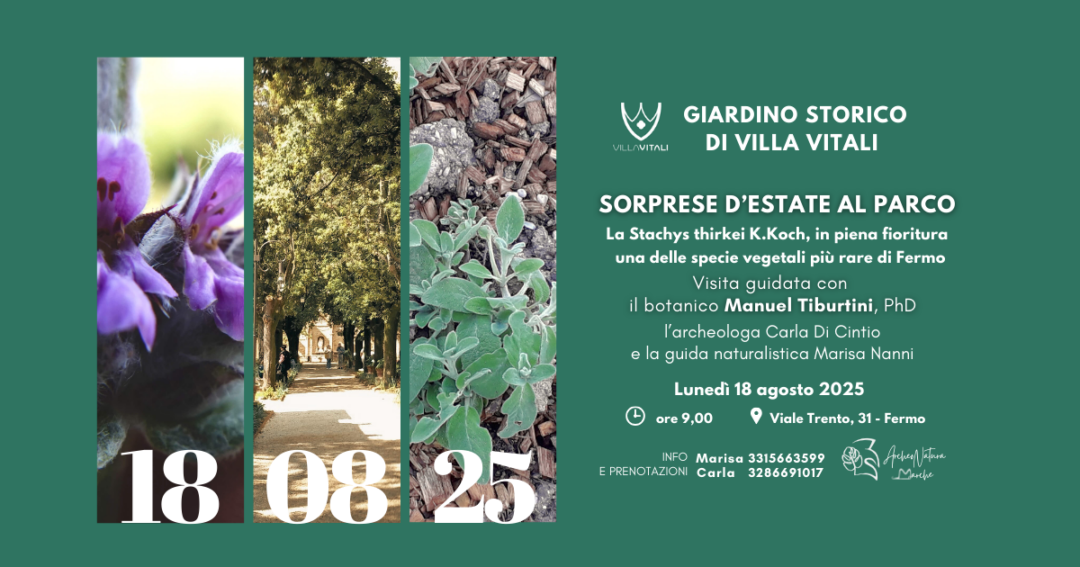 Villa Vitali, visita guidata con il botanico Tiburtini